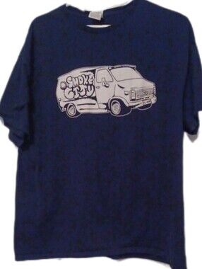 × Delta Pro Weight Navy Tee with Smoke City Logo